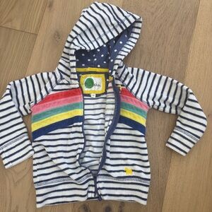 Mini boden toweling hoodie 3/4